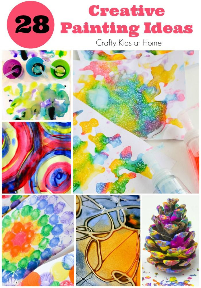 Creative Art Ideas For Preschoolers
 458 best Ways to Paint with Kids images on Pinterest