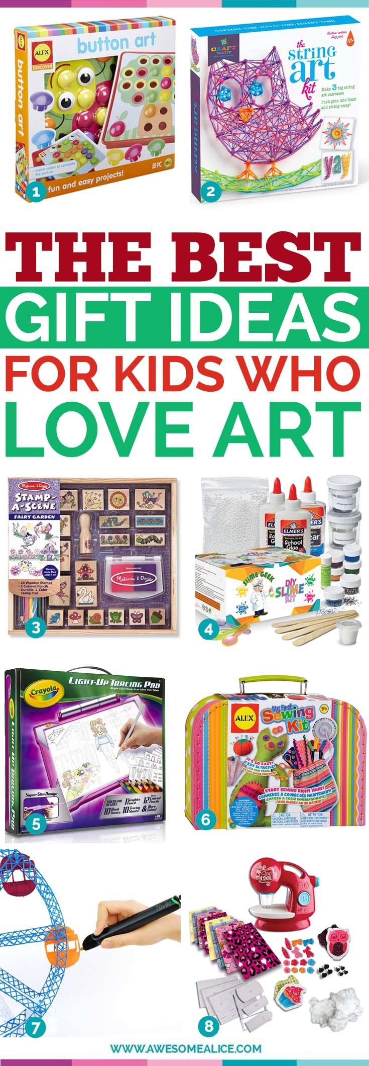 Creative Gifts For Children
 Top 30 Gift Ideas for Creative Kids Who Love Art