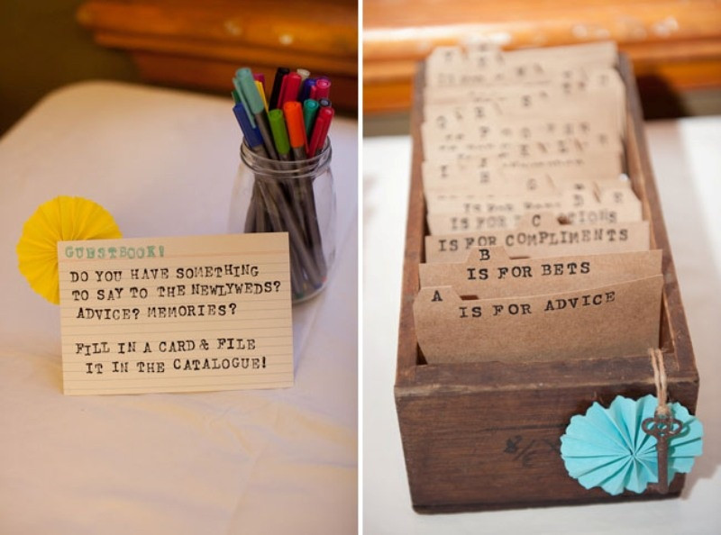 Creative Guest Book Ideas For Wedding
 Picture Non Traditional And Creative Wedding Guest Book