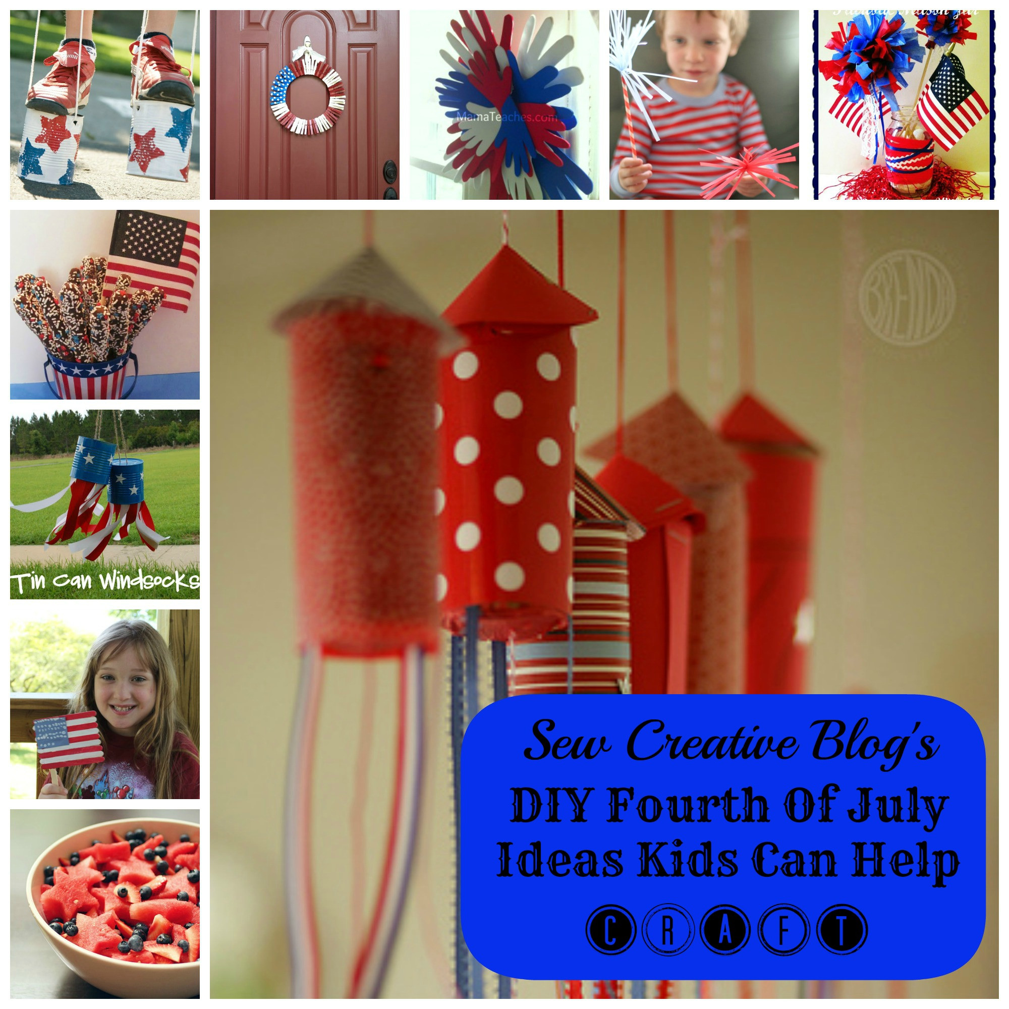 Creative Projects For Kids
 Inspiration DIY Fourth July Ideas Kids Can Help Craft