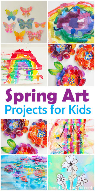 Creative Projects For Kids
 Beautiful Spring Art Projects for Kids Creative Family Fun