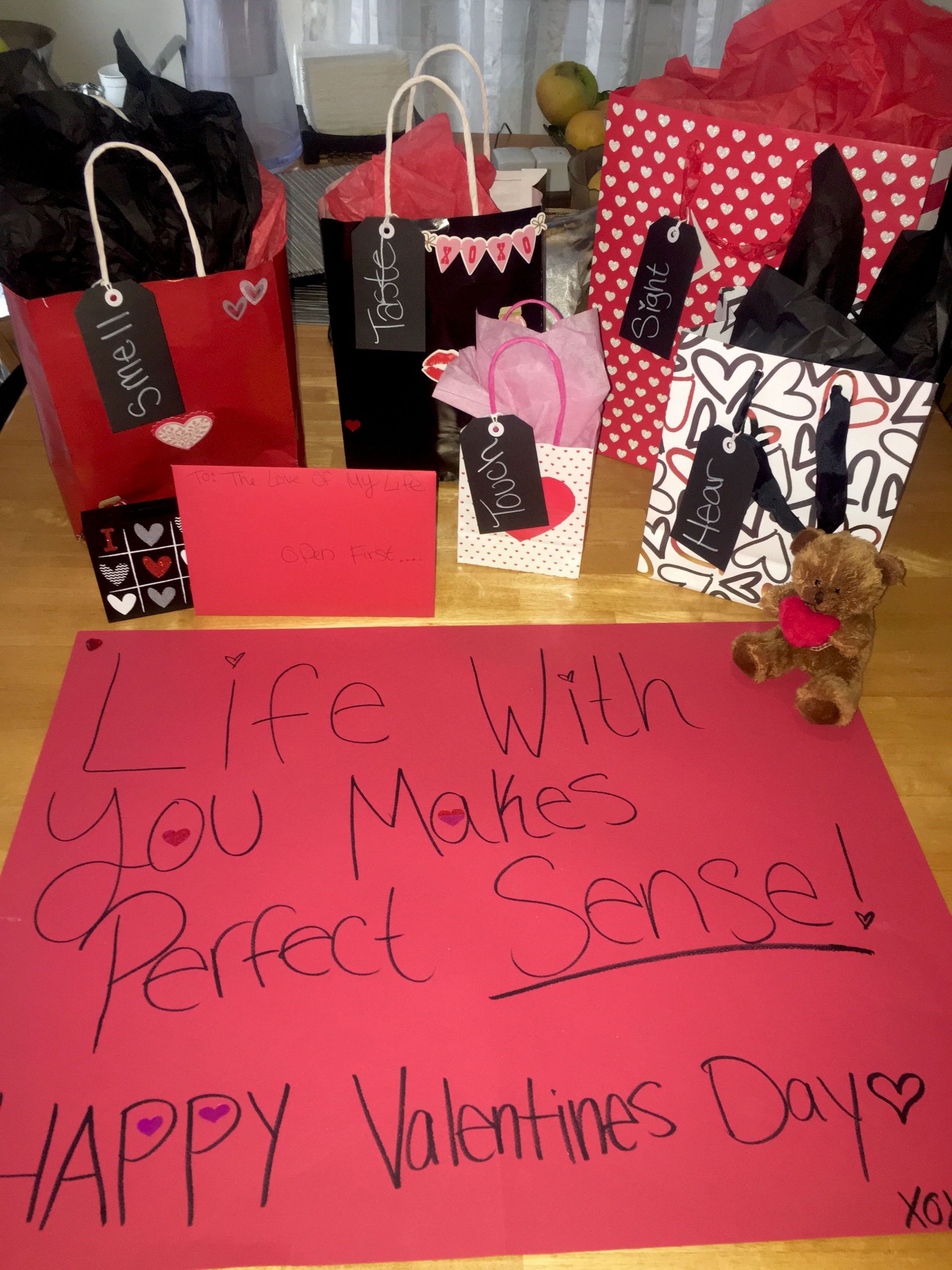 Creative Valentine Day Gift Ideas For Him
 5 Senses Gift for him Happy Valentine s Day babe♥️