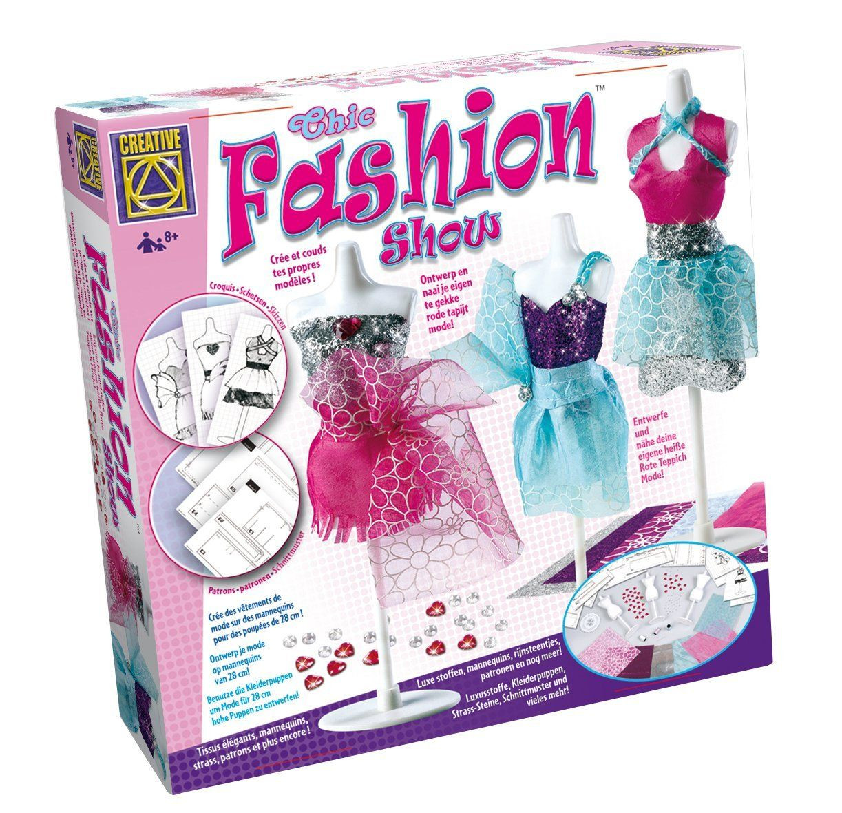 Creativity For Kids Kit Fashion Design Studio
 Creative Toys Juego de diseño Global ts 344 5913