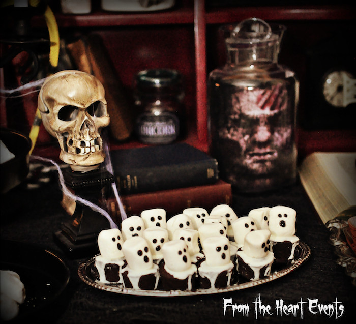 Creepy Halloween Party Ideas
 Kara s Party Ideas Creepy Apothecary Vintage Halloween