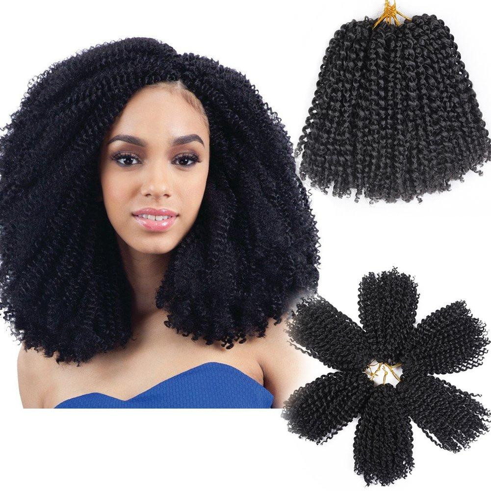 Crochet Afro Hairstyles
 Other Hair Extensions & Weaves 3pcs Pack 10 Afro Kinky