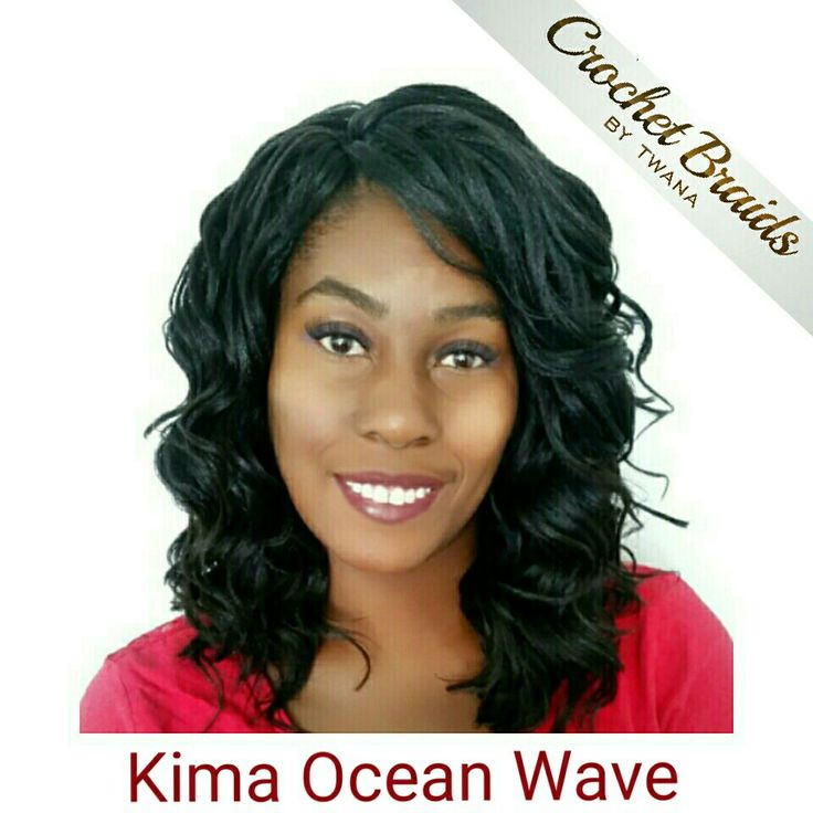 Crochet Braids Hairstyles With Ocean Wave
 Crochet Braids with Kima Ocean Wave 3 packs cut in half