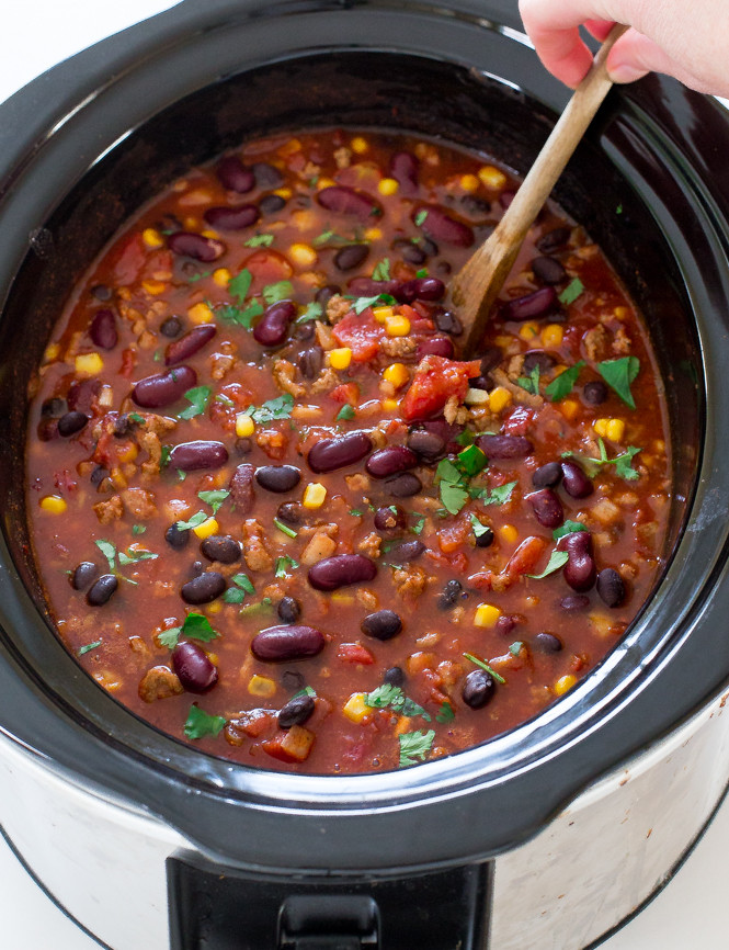 Crock Pot Turkey Chili Recipe
 Slow Cooker Turkey Chili Chef Savvy