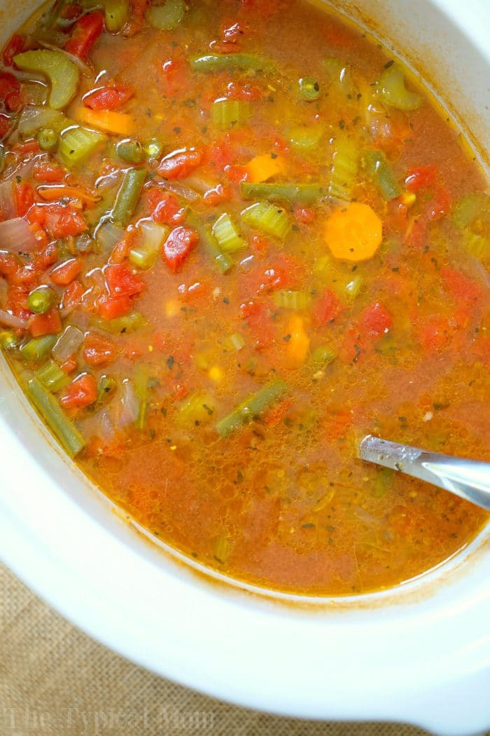 Crock Pot Vegetable Beef Soup
 Easy Crock Pot Ve able Beef Soup · The Typical Mom