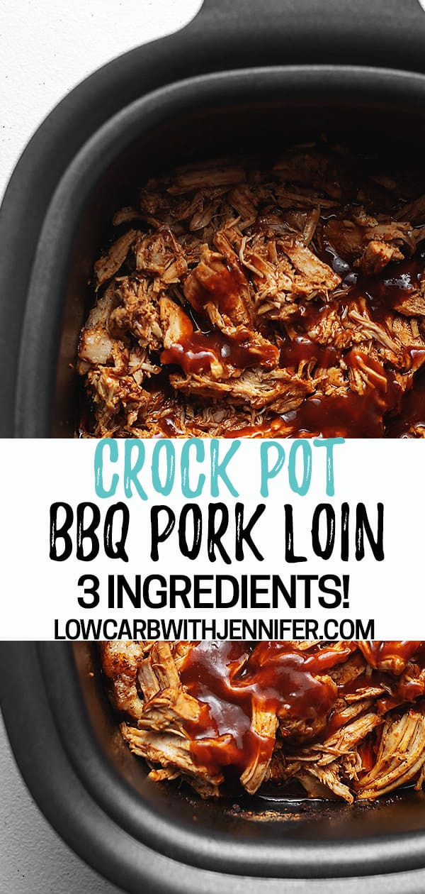 Crockpot Bbq Pork Loin
 Crock Pot Pork Loin BBQ Pulled Pork • Low Carb with Jennifer