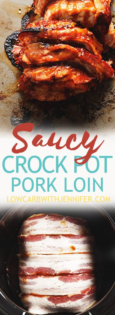 Crockpot Bbq Pork Loin
 Crock Pot Pork Roast ly 3 Ingre nts • Low Carb with