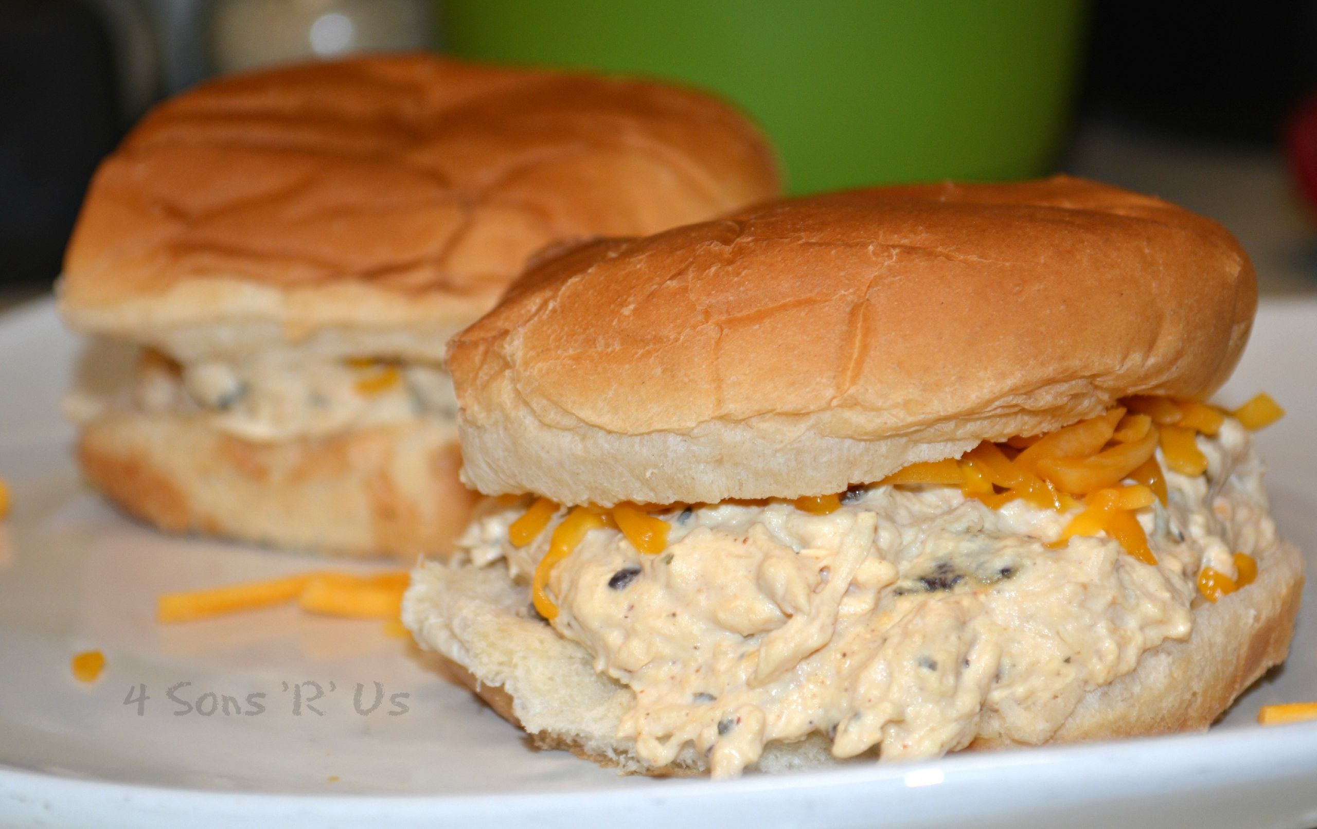 Crockpot Chicken Sandwiches
 Crockpot Crack Chicken Sandwiches 4 Sons R Us