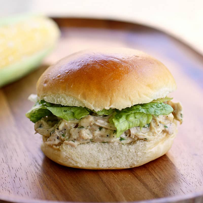 Crockpot Chicken Sandwiches
 Crock Pot Chicken Caesar Sandwiches Cupcake Diaries