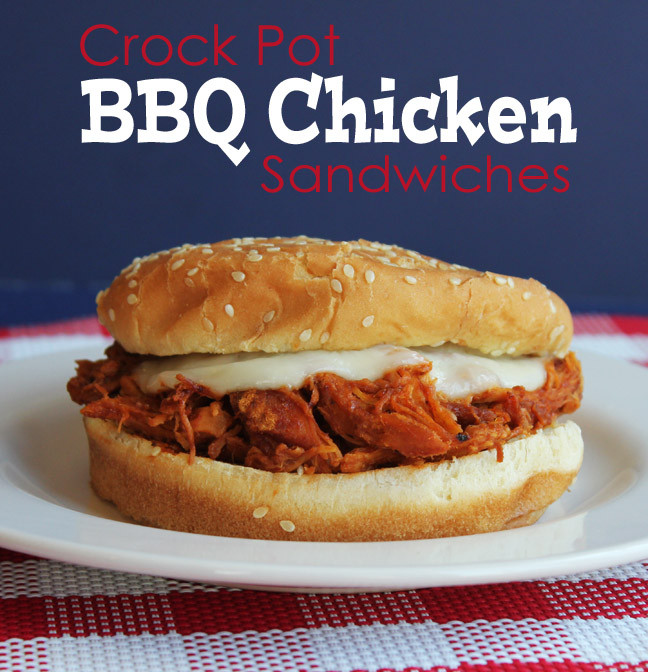 Crockpot Chicken Sandwiches
 BBQ Chicken Sandwiches Crock Pot