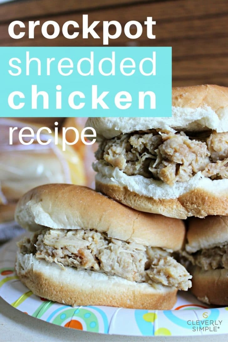 Crockpot Chicken Sandwiches
 Crockpot Hot Shredded Chicken Sandwich Recipe Cleverly