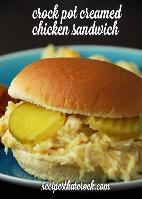 Crockpot Chicken Sandwiches
 Crock Pot Creamed Chicken Sandwich Recipes That Crock