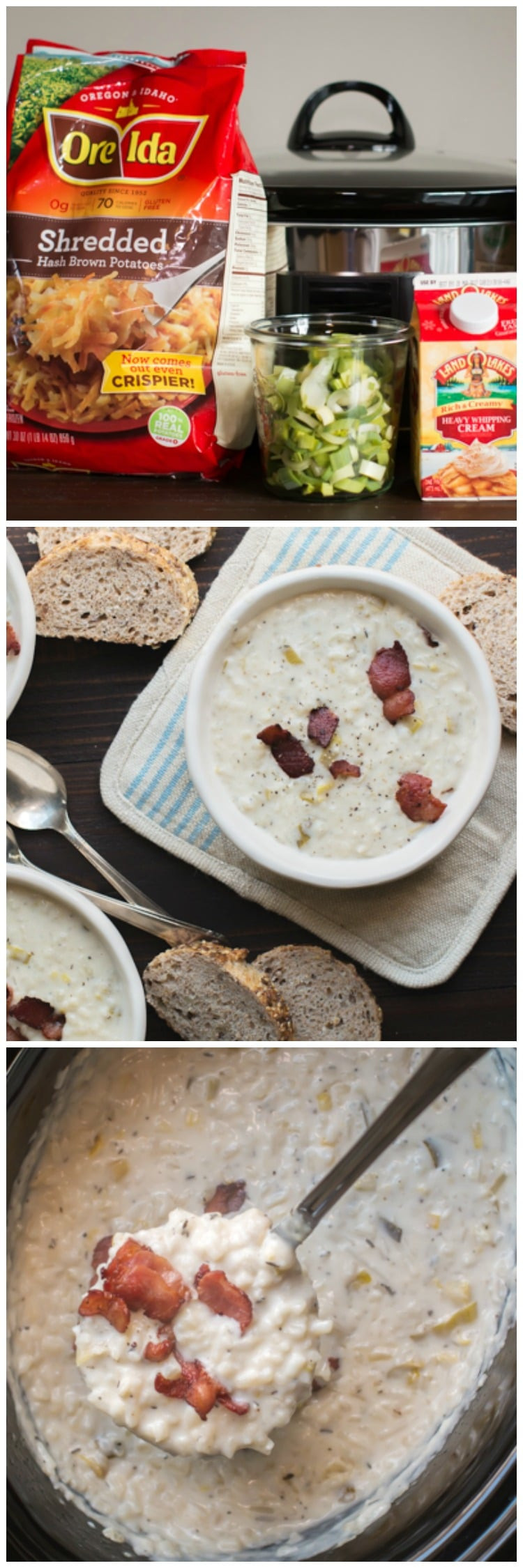 Crockpot Hashbrown Potato Soup
 Slow Cooker Hash Brown Potato Leek Soup The Magical Slow