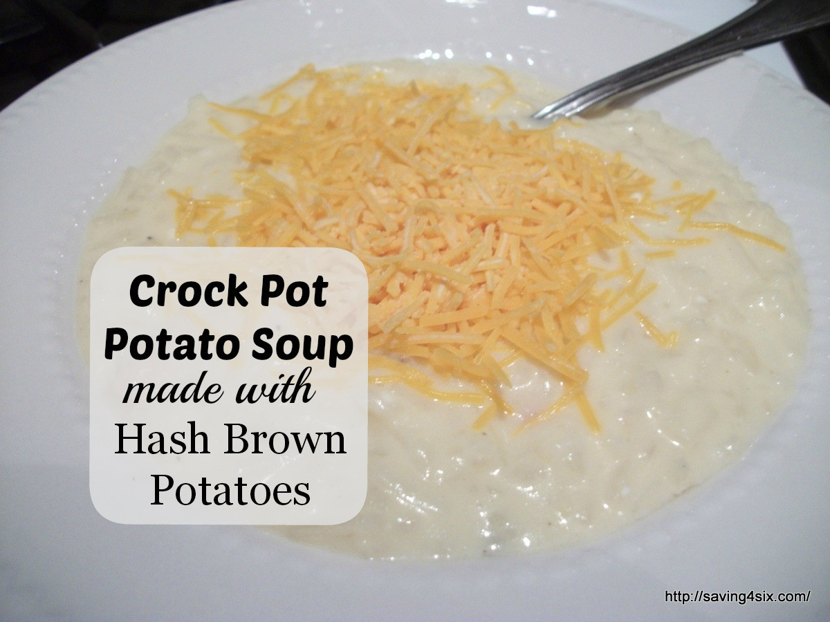 Crockpot Hashbrown Potato Soup
 Creamy Crock Pot Potato Soup