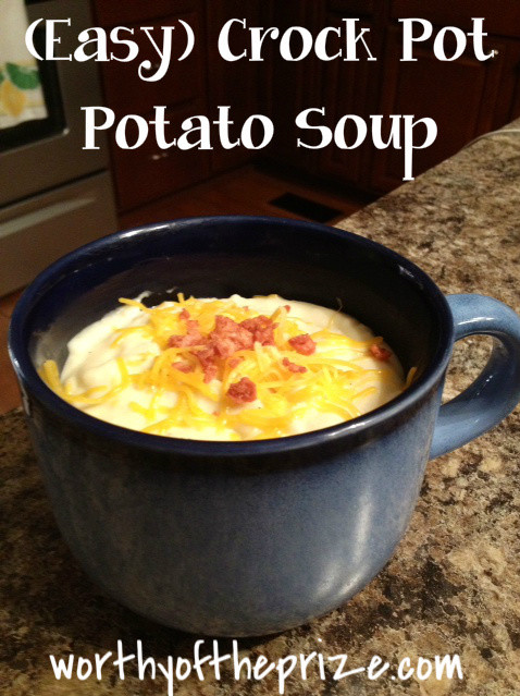 Crockpot Hashbrown Potato Soup
 worthyoftheprize Paula Deen Easy Crock Pot Potato Soup