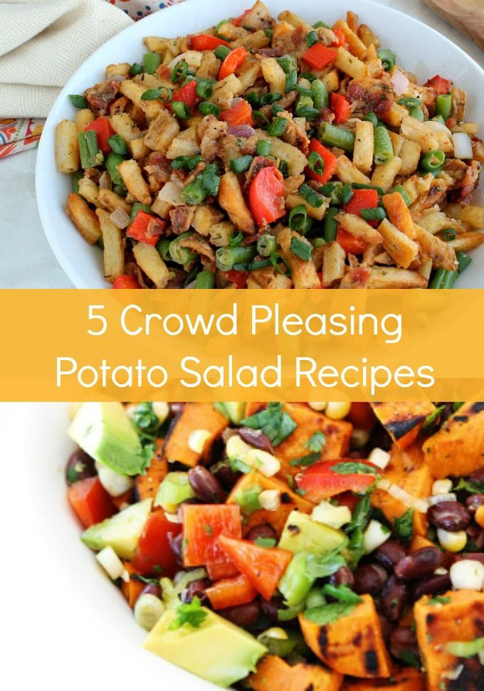 Crowd Pleaser Side Dishes
 5 Crowd Pleasing Potato Salad Recipes