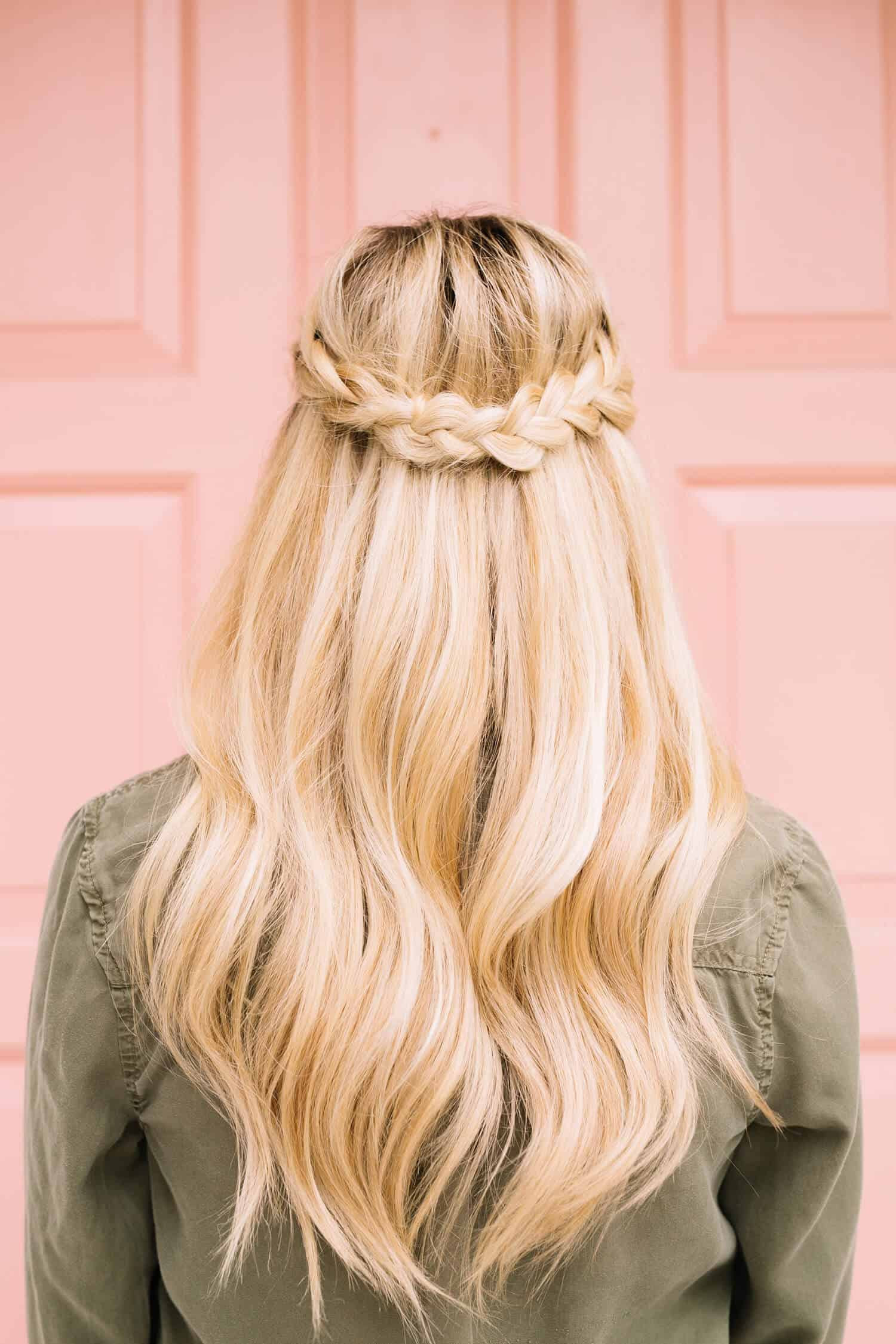 Crown Braided Hairstyles
 French Braid Half Crown A Beautiful Mess