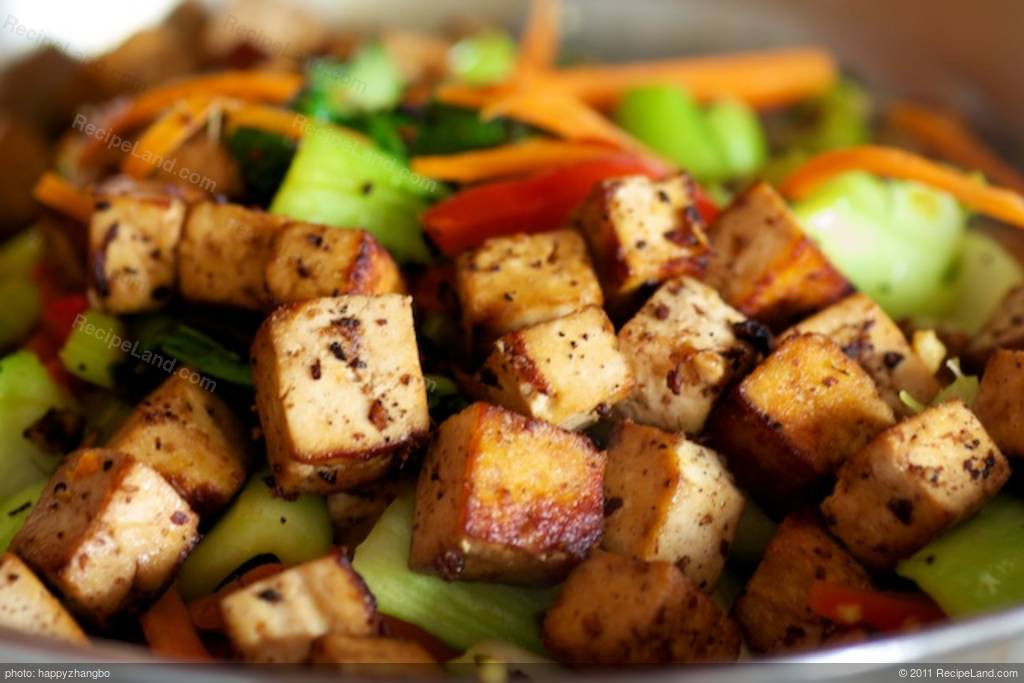 Cubed Tofu Recipes
 Asian Tofu Stir Fry with Ve ables Recipe