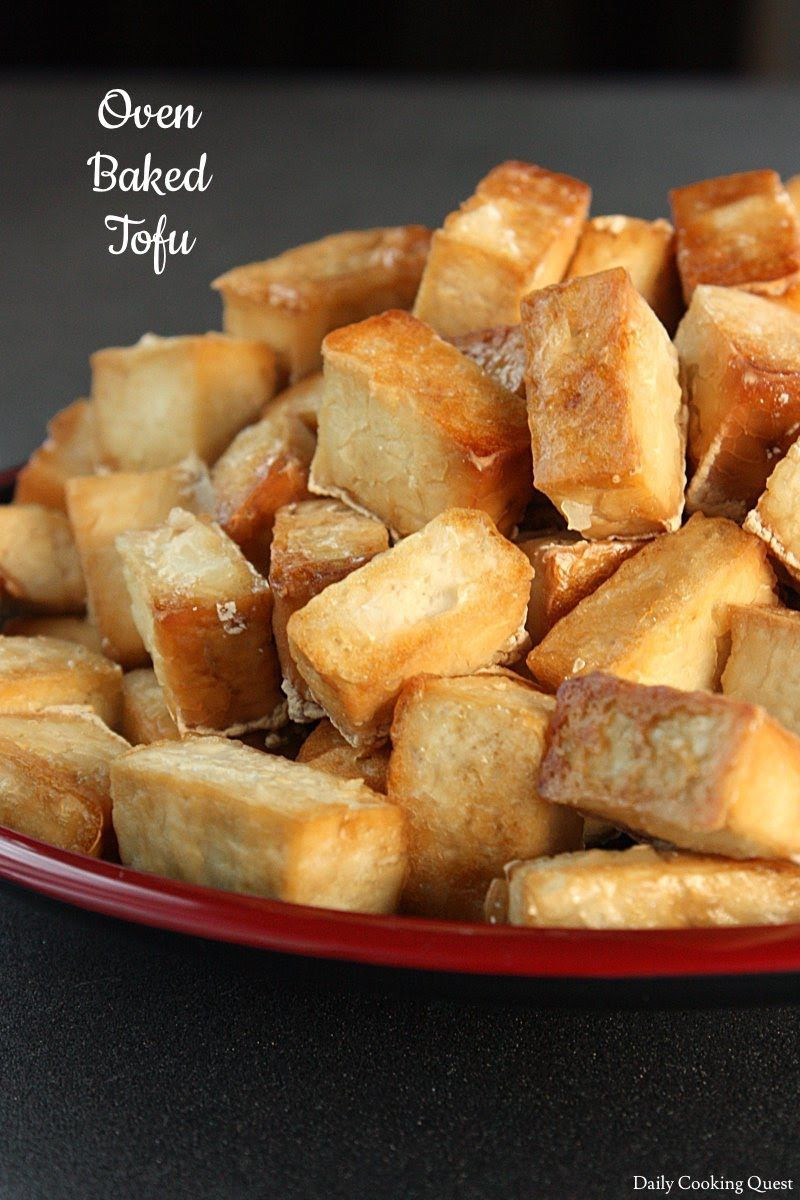 Cubed Tofu Recipes
 Oven Baked Tofu Recipe