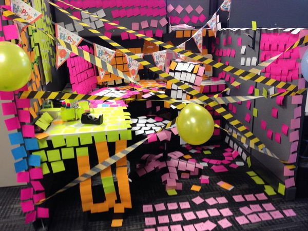 Cubicle Birthday Decorations
 40 Innovative DIY Cubicle Decorating Ideas