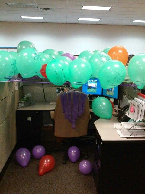 Cubicle Birthday Decorations
 cubicle birthday ideas