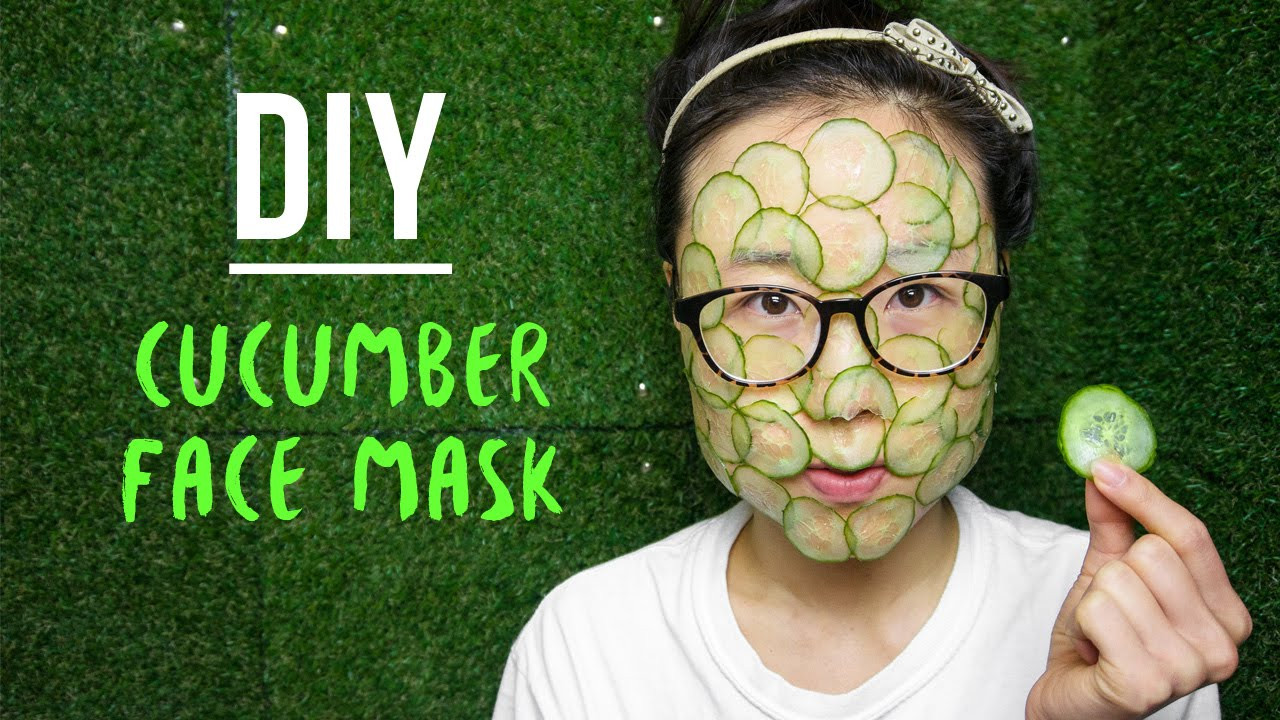 Cucumber Mask DIY
 DIY Cucumber Face Mask for Lightening Skin