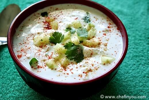 Cucumber Recipes Indian
 Cucumber Raita Recipe Indian Yogurt sauce recipes