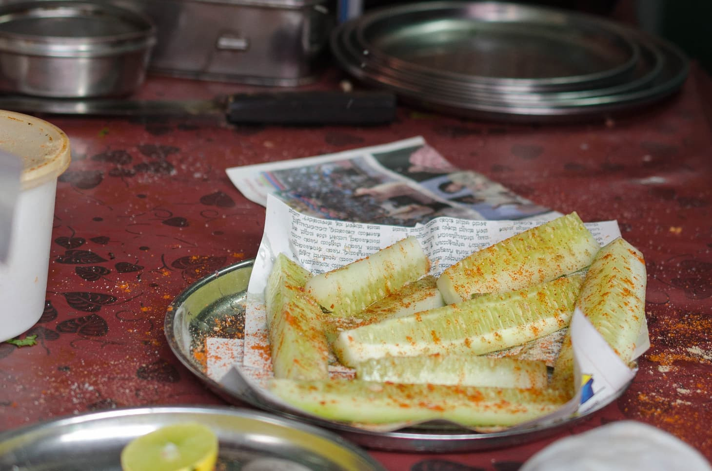 Cucumber Recipes Indian
 Recipe Spiced Cucumber Sticks with Chaat Masala
