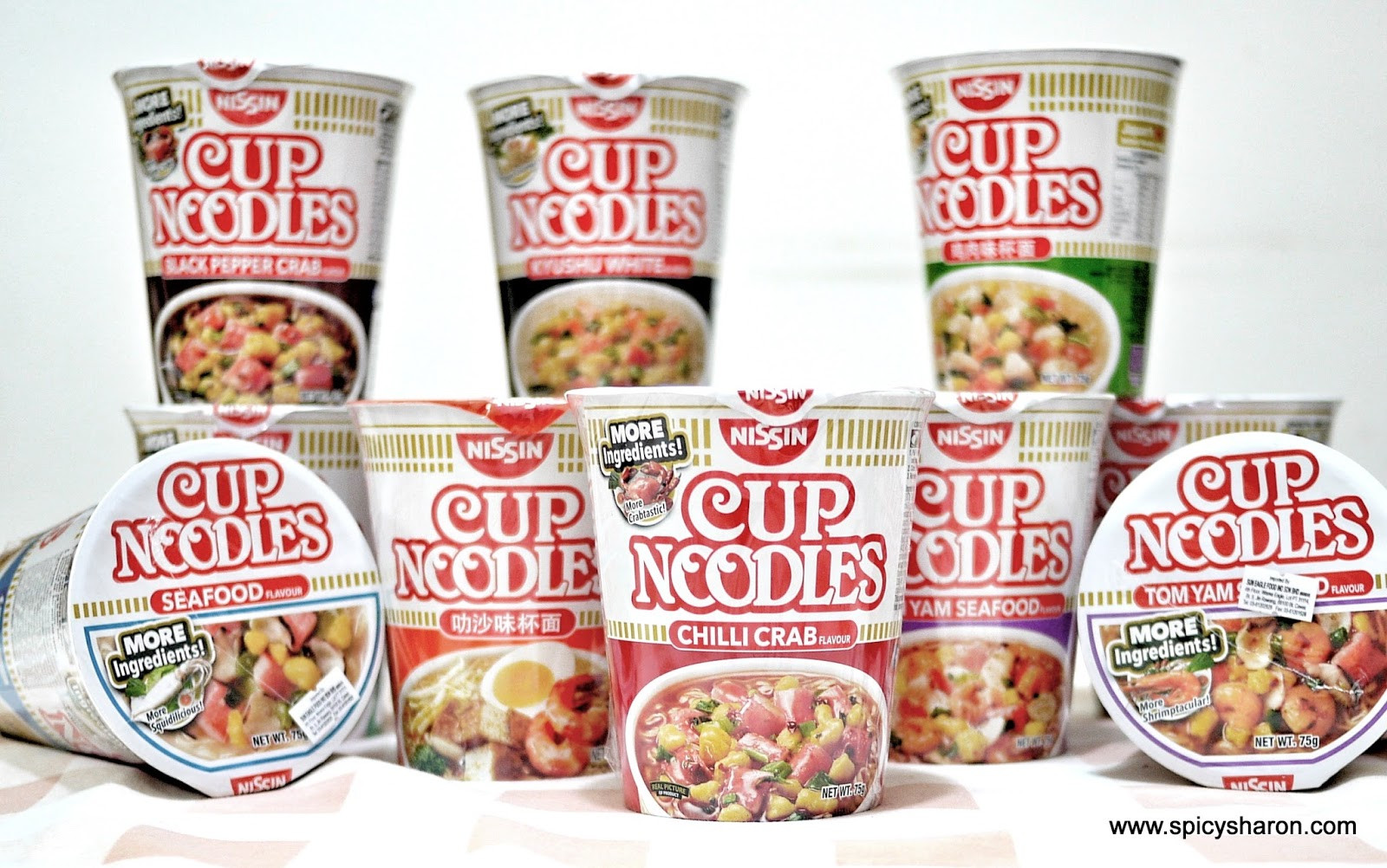 Cup Noodles Flavors
 All Slurps The 10 Nissin Cup Noodles Flavours Spicy