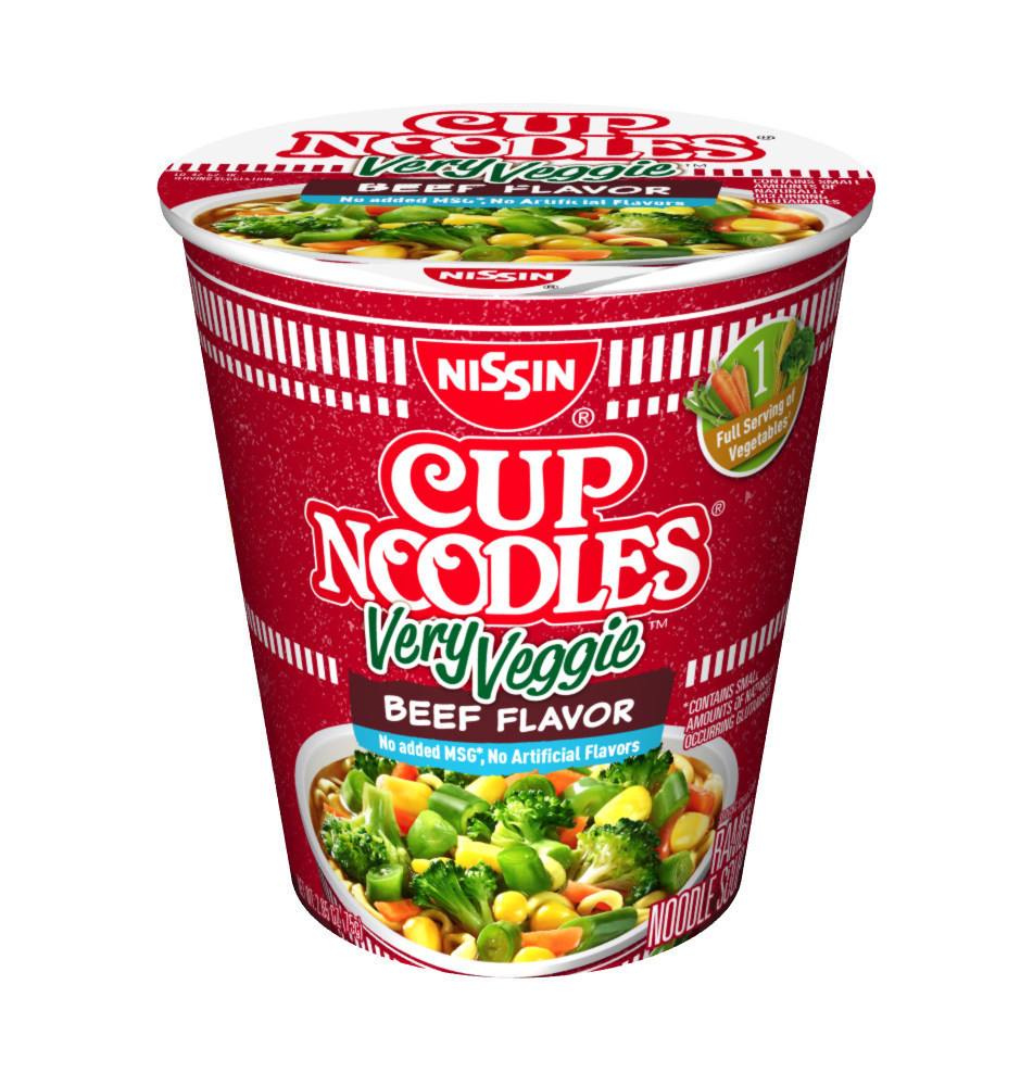 Cup Noodles Flavors
 Cup Noodles Very Veggie College students will their