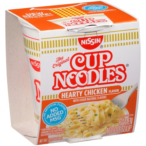 Cup Noodles Flavors
 3 Pack Nissin Cup Noodles Hearty Chicken Flavor Ramen