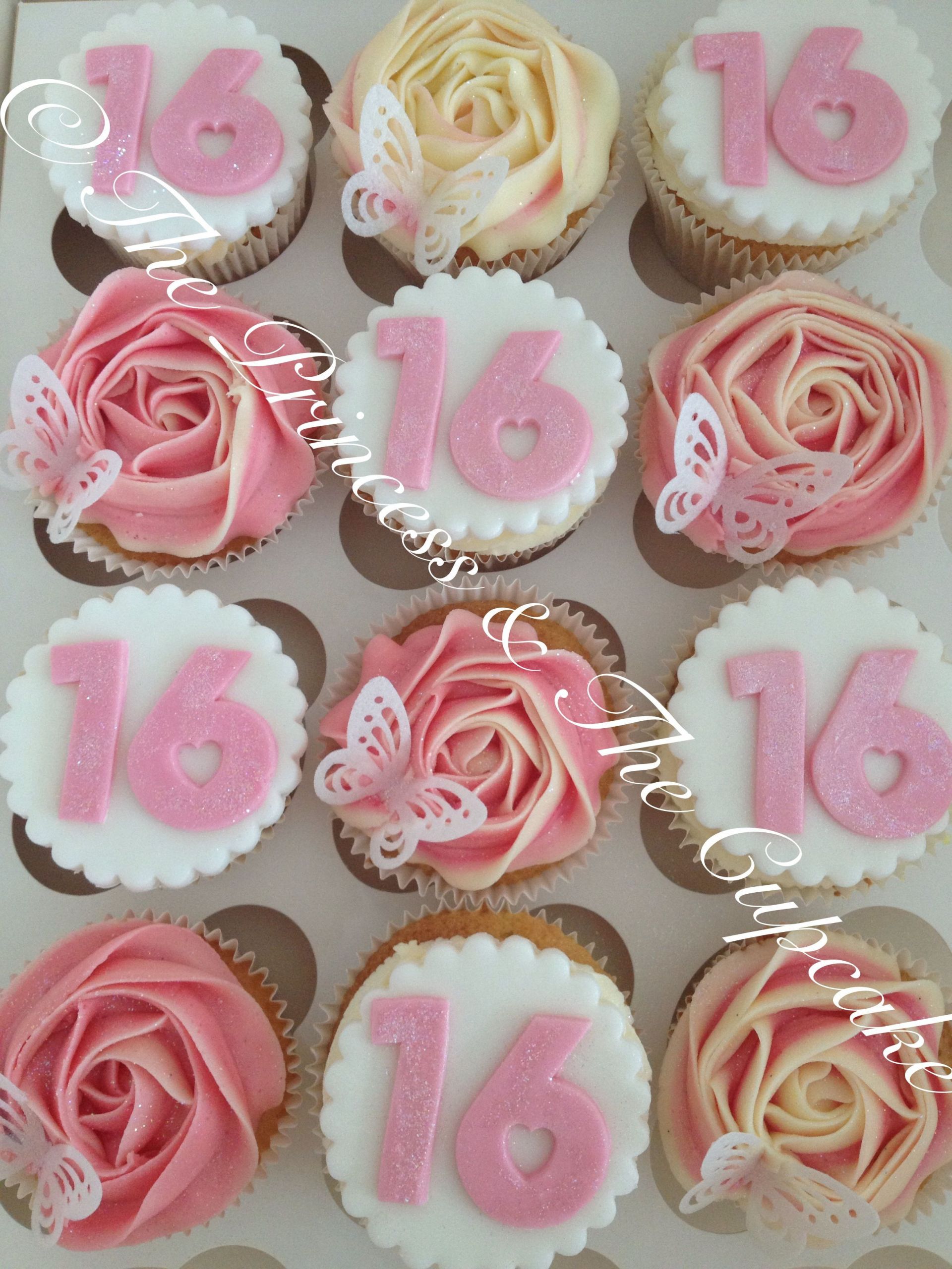 Cupcake Ideas For Birthday
 16th birthday cupcakes