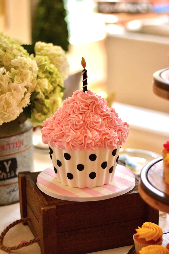 Cupcake Ideas For Birthday
 Kara s Party Ideas Cupcake Wars Birthday Party