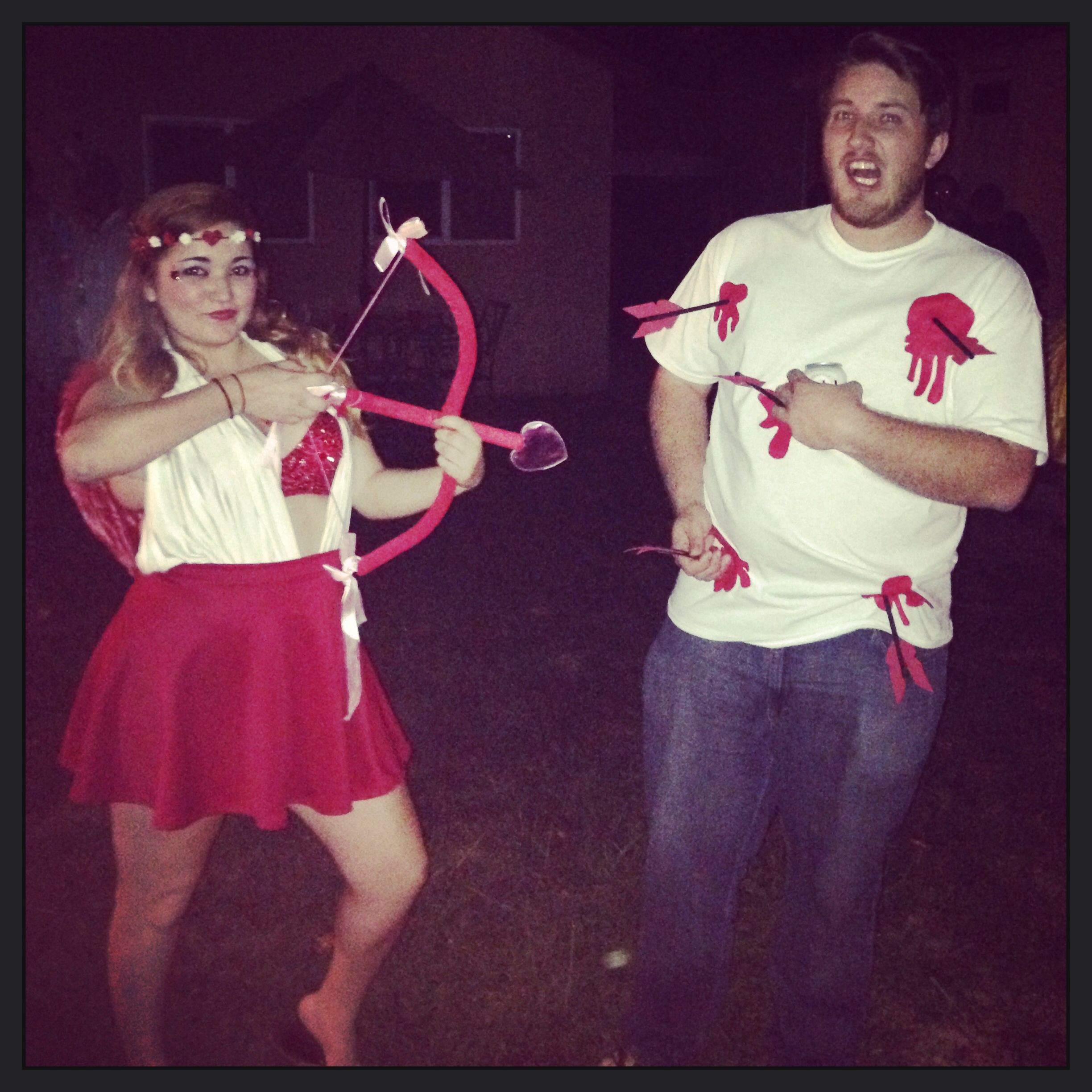Cupid Costume DIY
 Cupid and her Victim