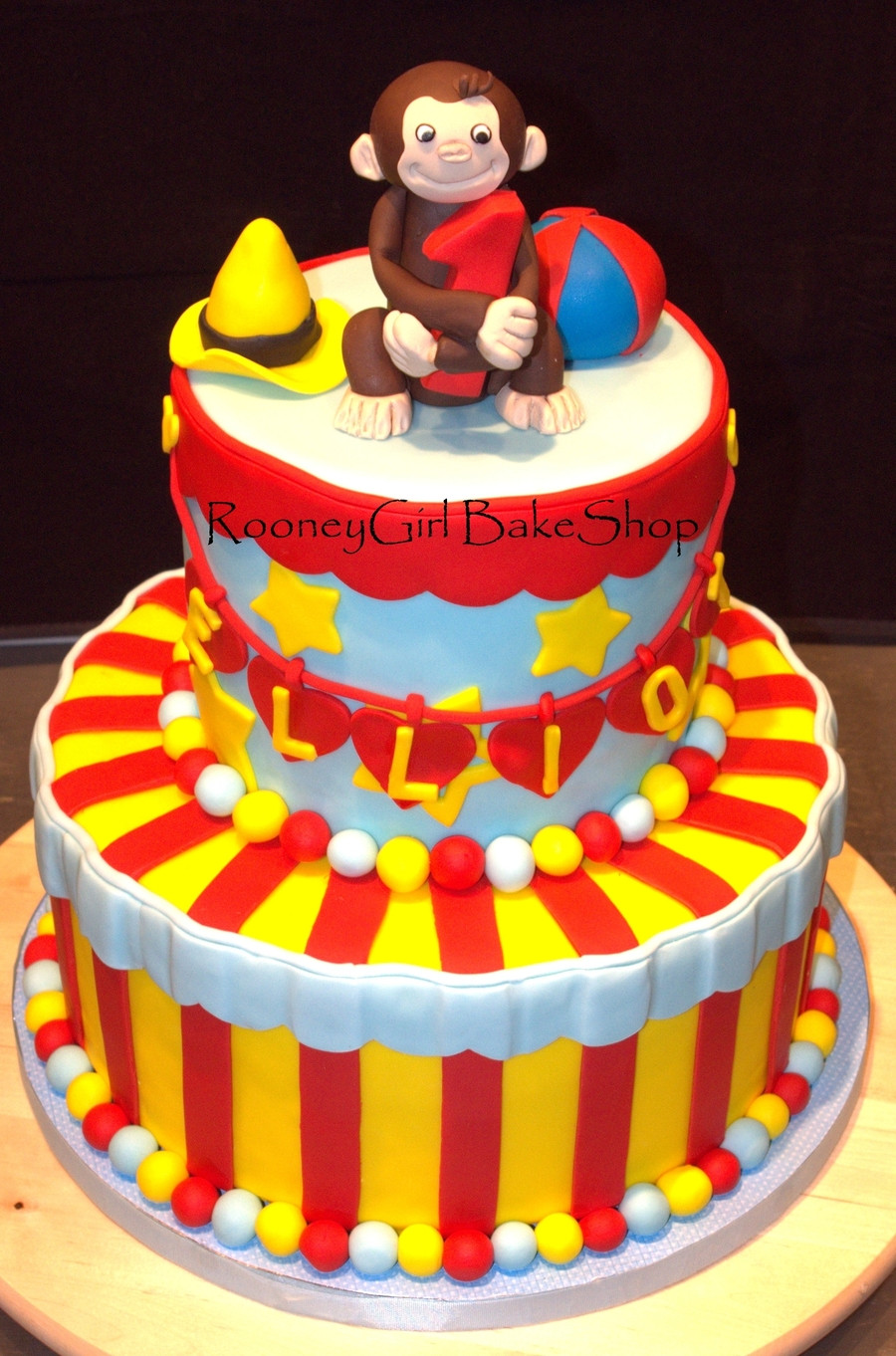 Curious George Birthday Cake
 Curious George 1St Birthday Cake CakeCentral