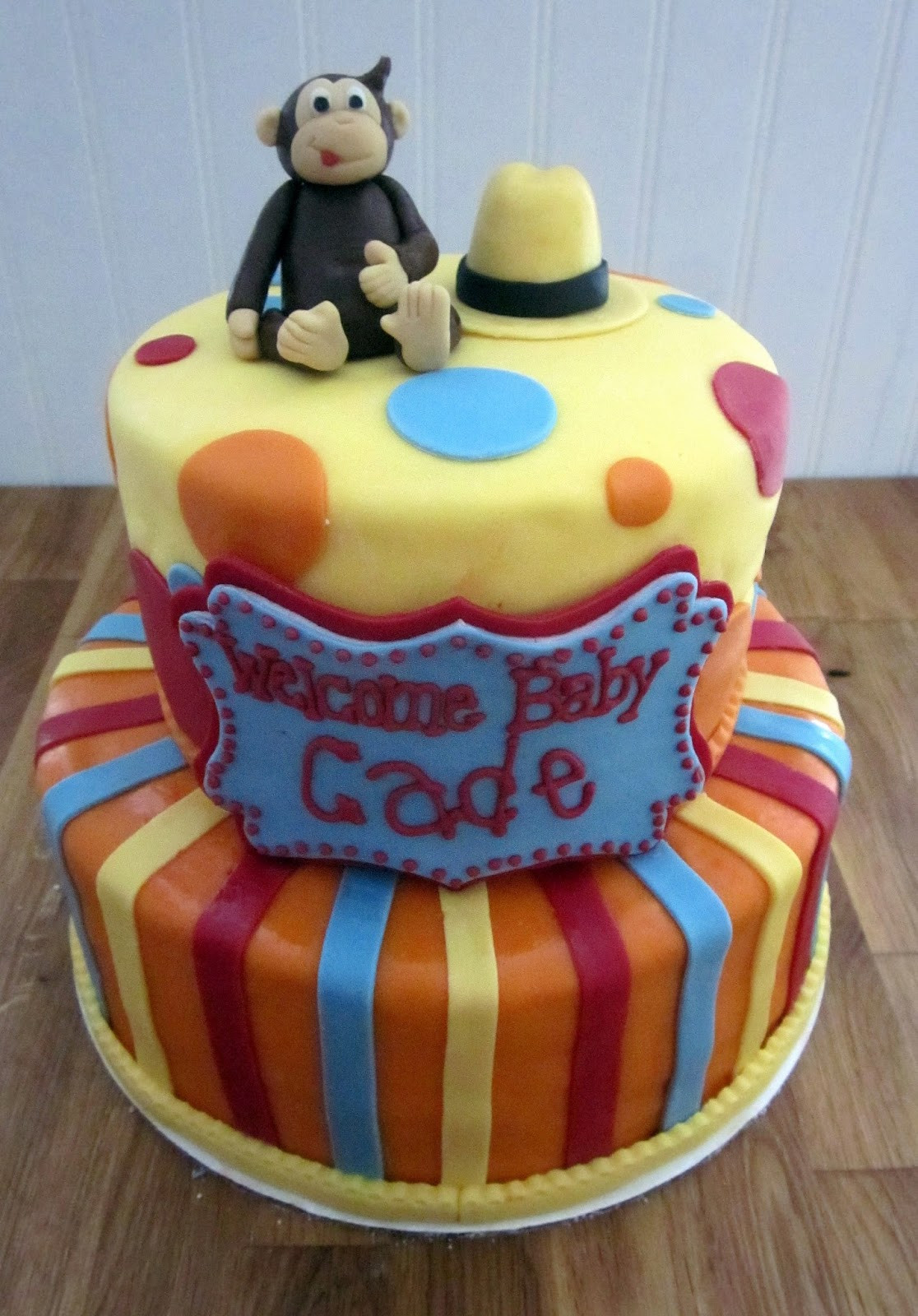 Curious George Birthday Cake
 Darlin Designs Curious George Cake