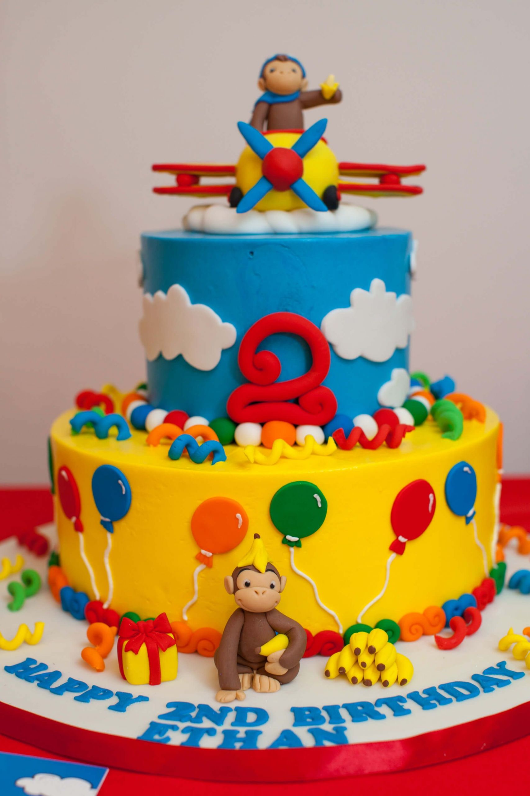Curious George Birthday Cake
 Curious George birthday cake