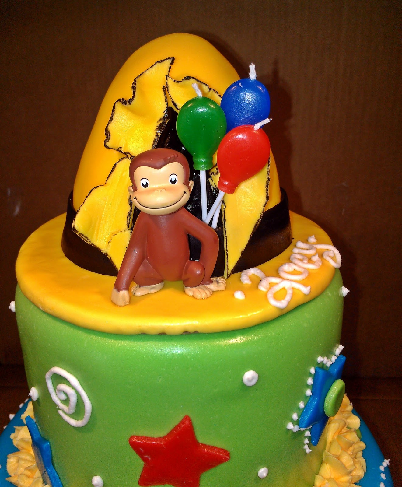 Curious George Birthday Cake
 padicakes Curious George Cake