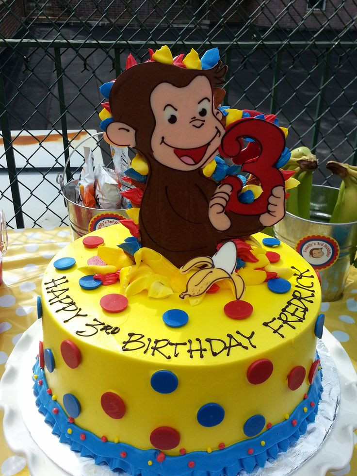 Curious George Birthday Cake
 Best 25 Curious george cakes ideas on Pinterest