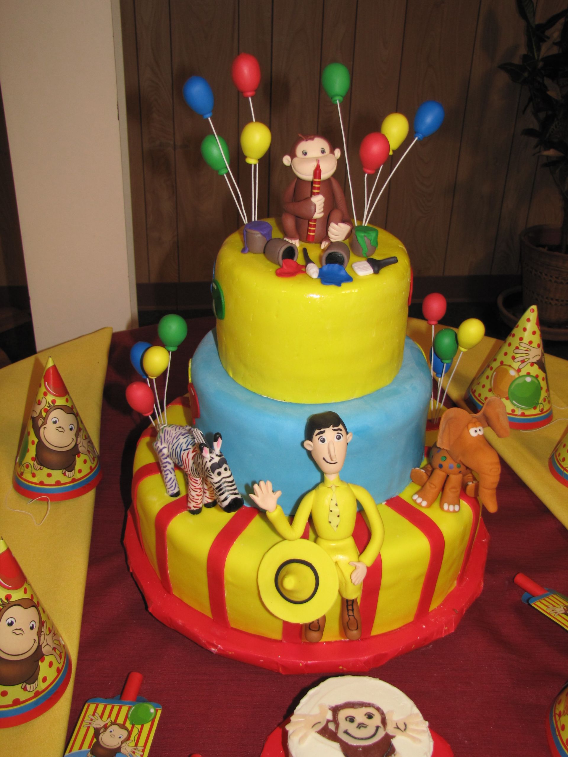 Curious George Birthday Cake
 Curious George Cakes – Decoration Ideas