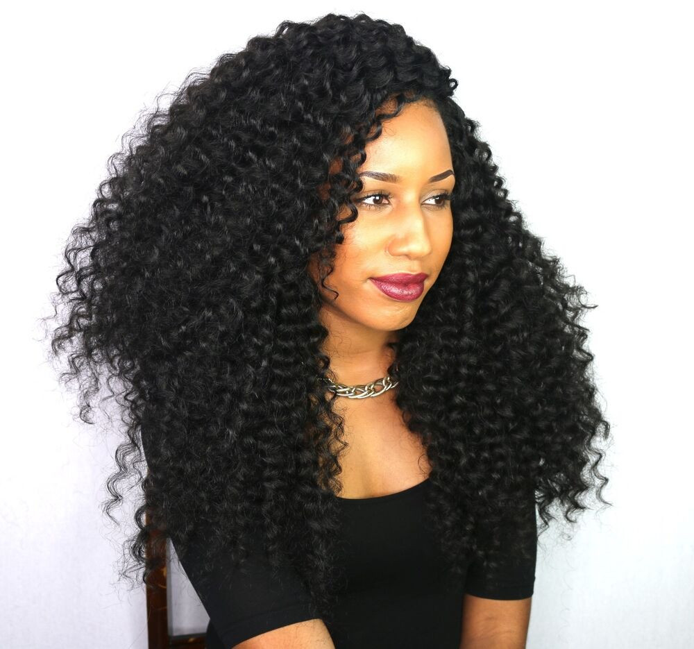 Curly Crochet Hairstyles
 Nubian curls Curly long lasting hair for crochet braids