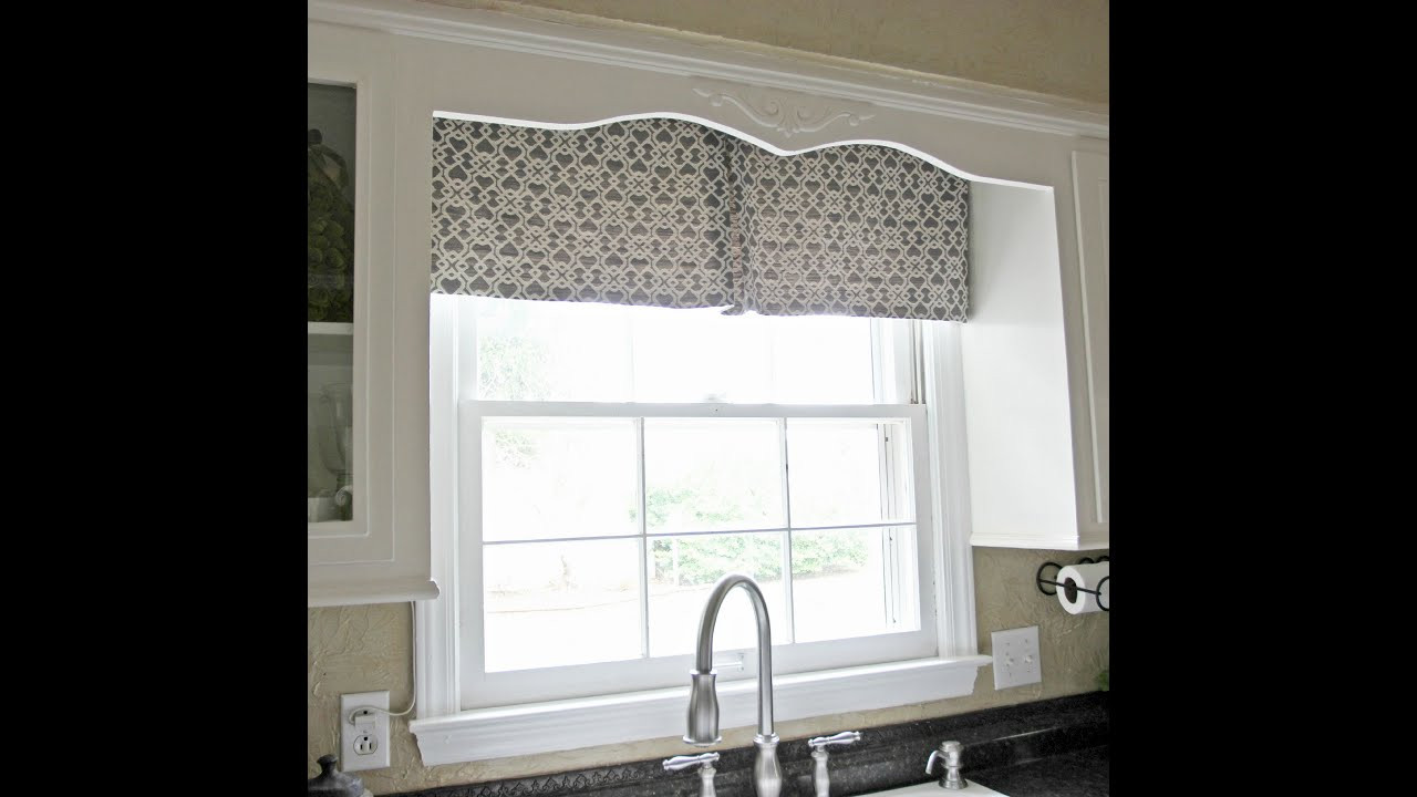 Curtain Kitchen Window
 DIY Kitchen Window Curtain