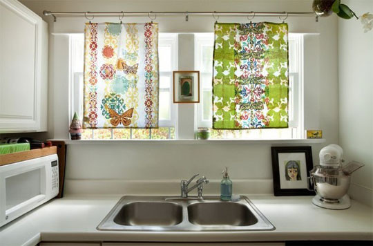 Curtain Kitchen Window
 Window Treatments by Melissa Towels to curtains