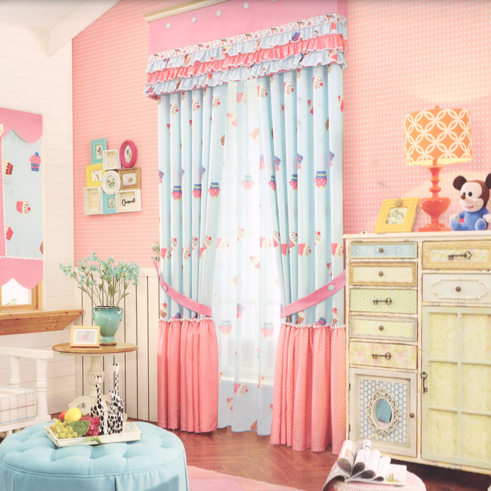 Curtains For Kids Room
 Cute Pink Blackout Curtains For Kids Room No Valance