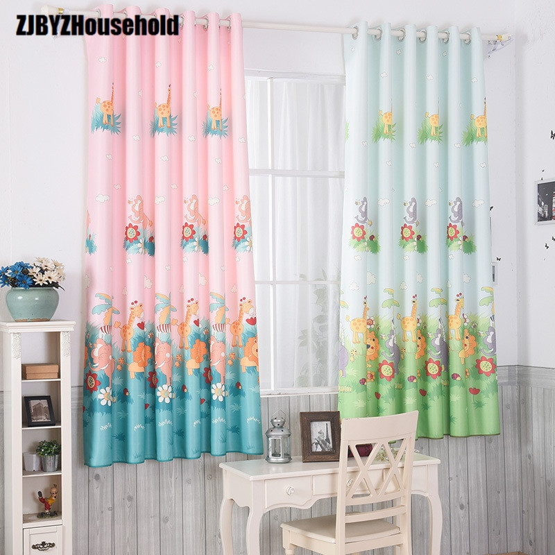 Curtains For Kids Room
 Printed Short Window Curtain Customize Curtains for