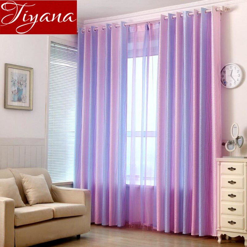 Curtains For Kids Room
 Aliexpress Buy Colored Striped Curtains Kids Room