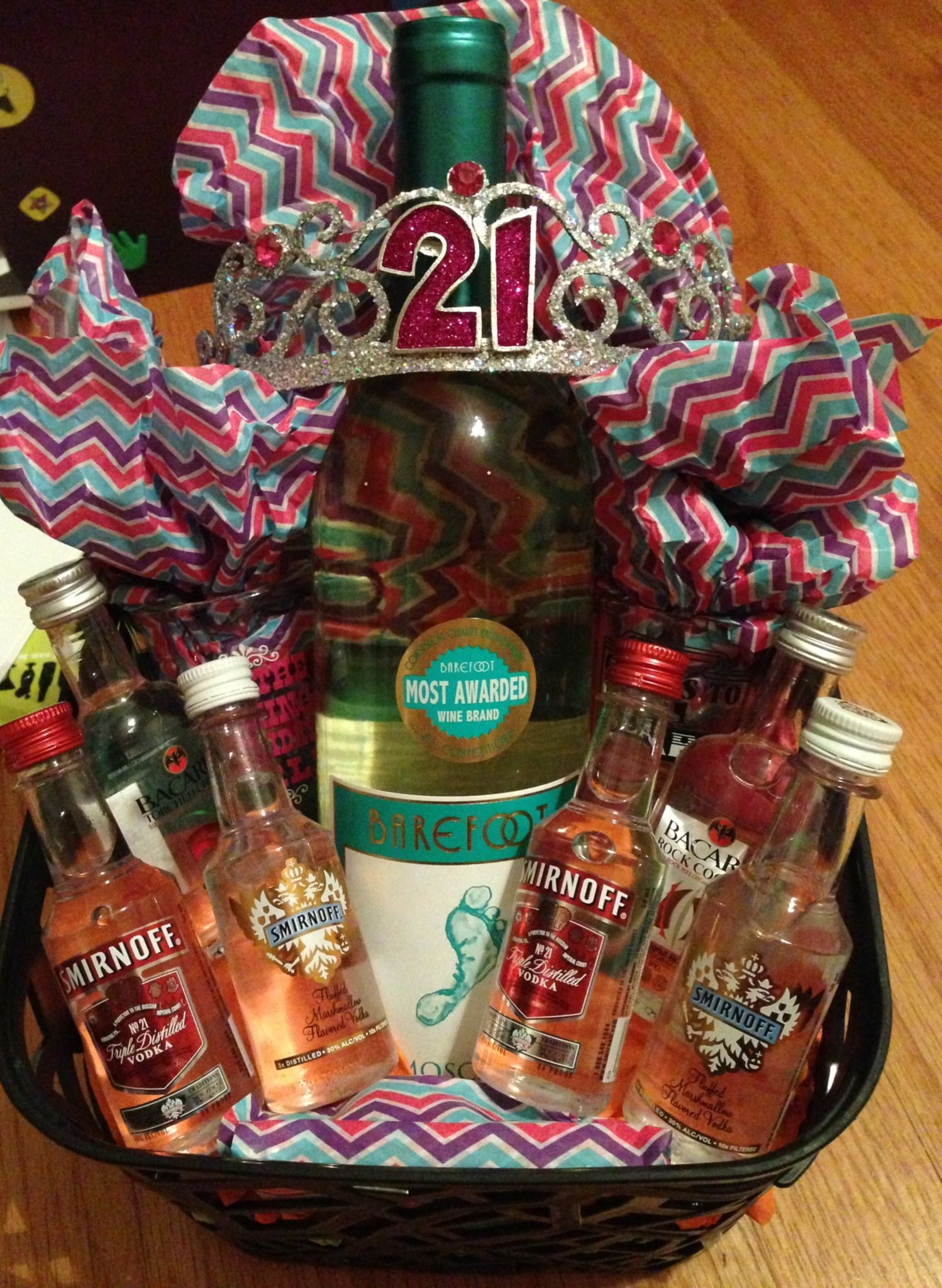 Cute 21St Birthday Gift Ideas
 Cute 21st birthday basket good ideas